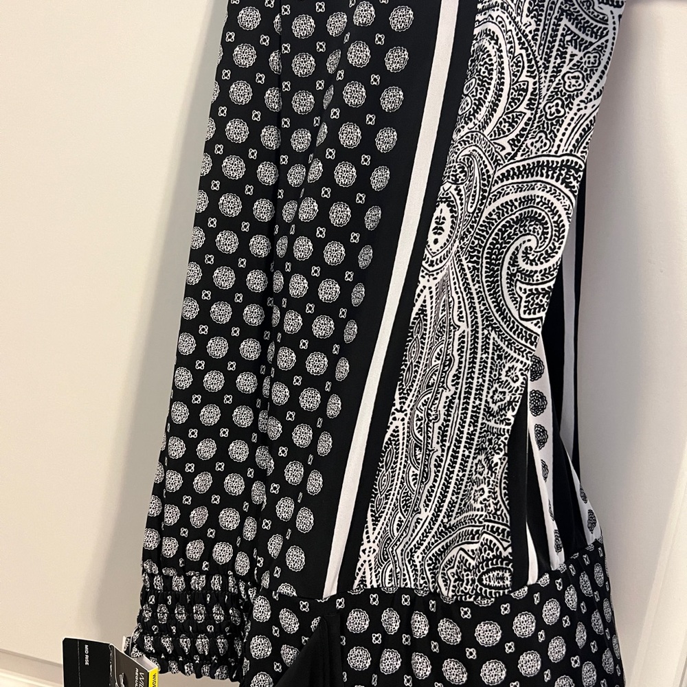 INC International Concepts petite Wide Leg Mid Rise pants NEW size Medium